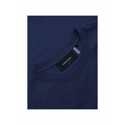 4. PEAK PERFORMANCE M Original T-Shirt mit kleinem Logo, Marineblau