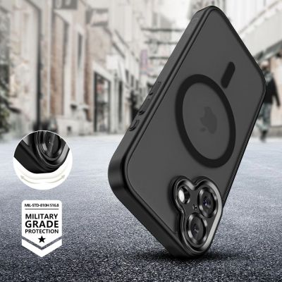 6. Tech-Protect MagCam MagSafe Case für iPhone 17 - Mattschwarz