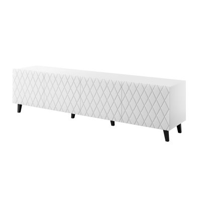TV-Schrank ASTI 200x42x52 weiß matt