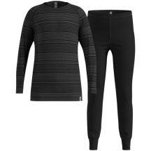Thermounterwäsche - Odlo Set lang ACTIVE WARM SET Größe 152cm Schwarz