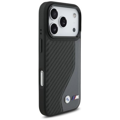 4. BMW M Carbon Logo MagSafe Hülle für iPhone 17 Pro - Graphit