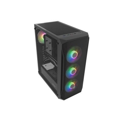 19. FURY COMPUTERGEHÄUSE FURY SHOBO SH4F RGB MIDI MIT FENSTER SCHWARZ