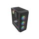 19. FURY COMPUTERGEHÄUSE FURY SHOBO SH4F RGB MIDI MIT FENSTER SCHWARZ