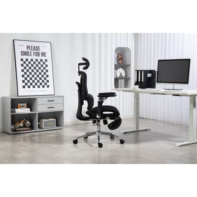 3. Activejet ergonomischer Bürostuhl YK848, schwarz