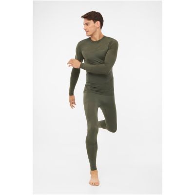 4. VIKING Gasher Man Set Merino Herrenunterwäsche Größe L khaki