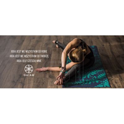 10. Yoga mat Gaiam &quot;SUNDIAL LAYERS&quot; 6mm 62432