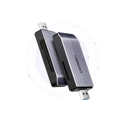 8. Ugreen SD/microSD/CF/MS Kartenleser für USB 3.0 grau (50541)