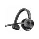 3. Poly Voyager 4310-M UC Headset + USB-A-auf-USB-C-Kabel + BT700-Adapter