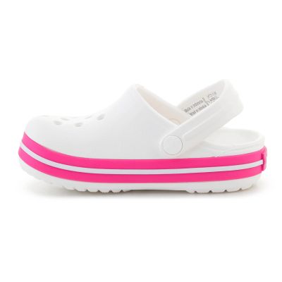 4. CROCS CROCBAND KIDS CLOG T WEISS/PINK CRUSH 207005-6WU