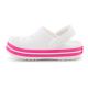 4. CROCS CROCBAND KIDS CLOG T WEISS/PINK CRUSH 207005-6WU