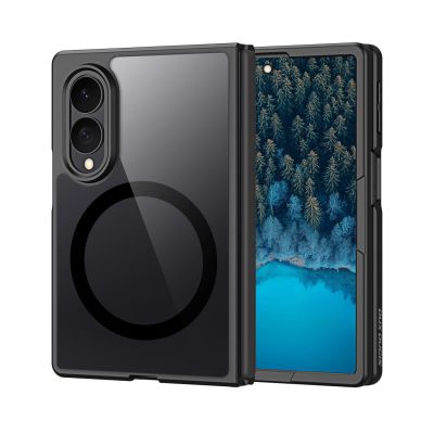 4. Dux Ducis Aimo Mag Hülle für Samsung Galaxy Z Fold 8 Wide - Schwarz
