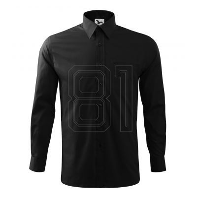 3. Malfini Style Shirt LS M MLI-20901 Schwarz