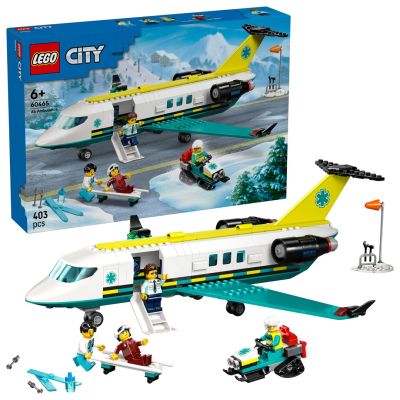 21. LEGO City 60465 Krankenwagenflugzeug