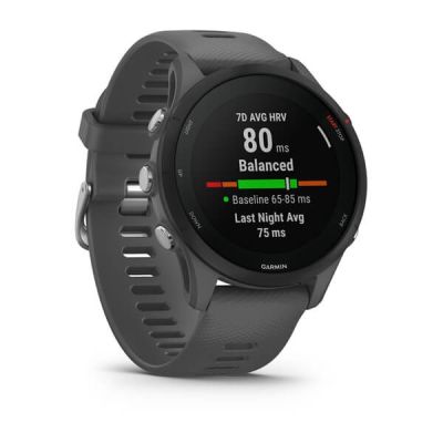 11. Garmin Forerunner 255 Schiefergraue Uhr