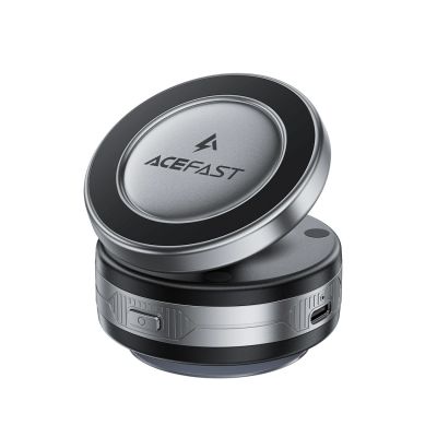 Acefast E29 Magnethalterung mit kabellosem Ladegerät mit Saugnapf für Armaturenbrett/Windschutzscheibe, Schwarz