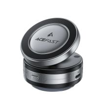 Acefast E29 Magnethalterung mit kabellosem Ladegerät mit Saugnapf für Armaturenbrett/Windschutzscheibe, Schwarz