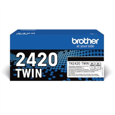 5. Brother TN-2420TWIN Tonerkartusche, 2 Stück, Original