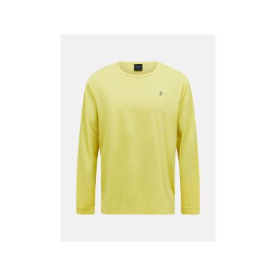 PEAK PERFORMANCE M Trail Langarmshirt, gelb