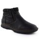 Herren-Lederstiefeletten mit Reißverschluss, schwarz, Rieker 05362-00