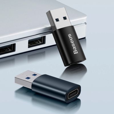 11. Baseus Ingenuity Series Mini-Adapter USB 3.1 OTG auf USB Typ C Blau (ZJJQ000103)