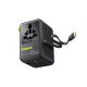 2. Baseus PicoGo AG11 45W 6-in-1 Reiseadapter mit einziehbarem USB-C-Kabel – Schwarz