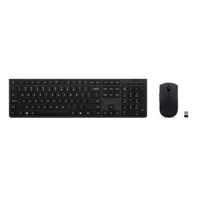 6. Lenovo 4X31R64328 Tastatur und Maus inklusive, Office RF Wireless + Bluetooth, Deutsch, Schwarz