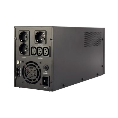 3. ENERGENIE USV-Notstromversorgung AVR 3000VA LCD, 3 x C13, 3 x Schuko, USB, RJ45