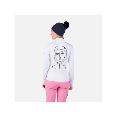 14. Rossignol W Climi Jkt Sweatshirt weiß