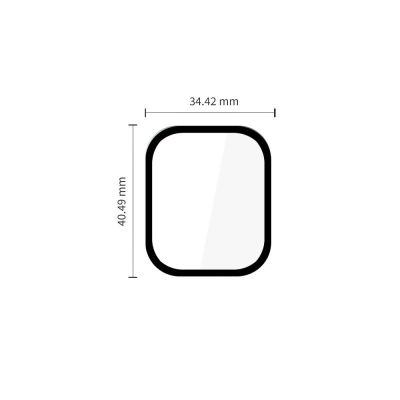 2. Tech-Protect Glass Flex+ 2er-Pack Hybridglas für Huawei Watch Fit 5 – Schwarz