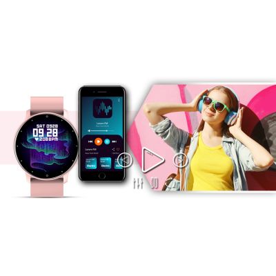 12. GIEWONT Pink GW120-1 Smartwatch