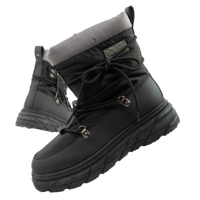 Lee Cooper Damen Winter Wandersportschuhe isoliert schwarz grau