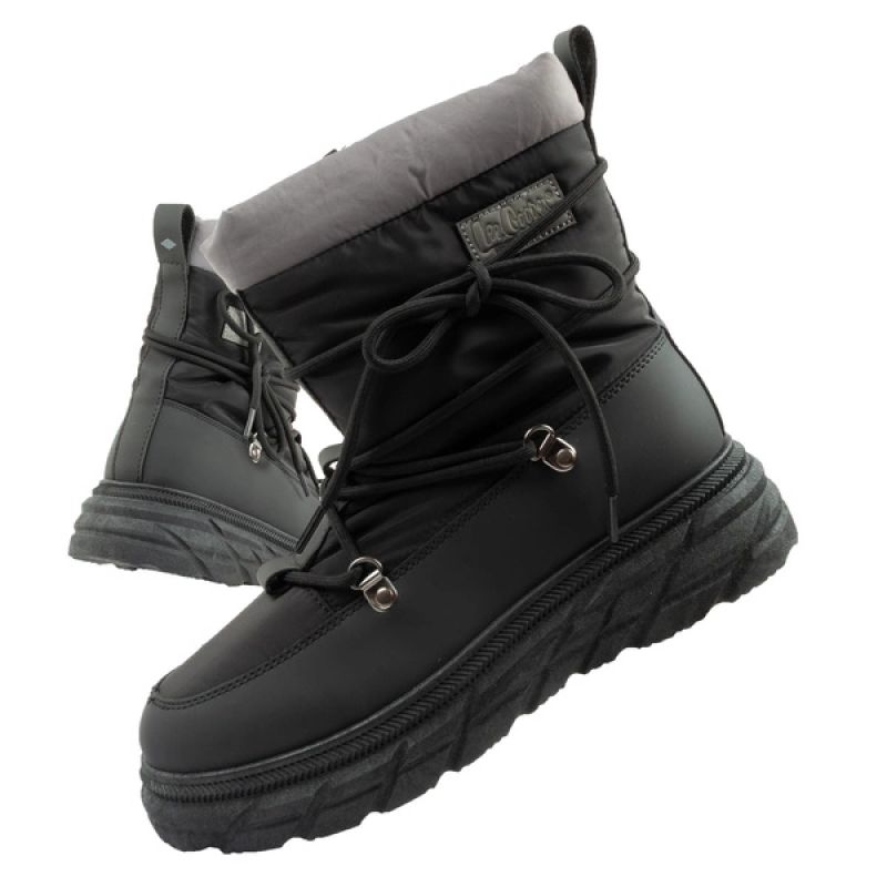 Lee Cooper Damen Winter Wandersportschuhe isoliert schwarz grau