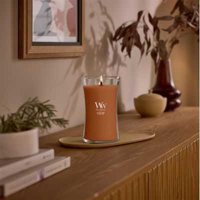 2. SAFFRON SMOKE WOODWICK Große Kerze