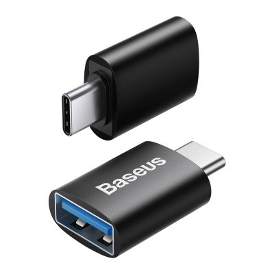 Baseus Ingenuity Series USB-C-zu-USB-A-10-Gbit/s-Adapter – Schwarz