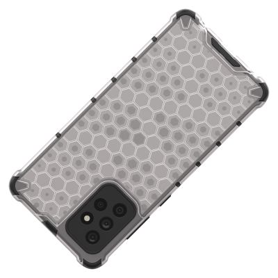 5. Honeycomb Handyhülle Schutzhülle mit TPU Rahmen für Samsung Galaxy A72 4G schwarz