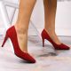 11. Sergio Leone W SK379K rote Wildleder-Pumps
