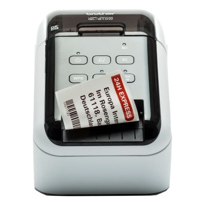 Brother QL-810W Thermodirekt-Etikettendrucker, Farbe, 300 x 600 dpi, 176 mm/s, kabelgebunden und kabellos, DK Wi-Fi