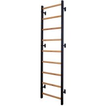 Holz-Metall-Sprossenwand mit 6 Wandhalterungen BENCHK 700B