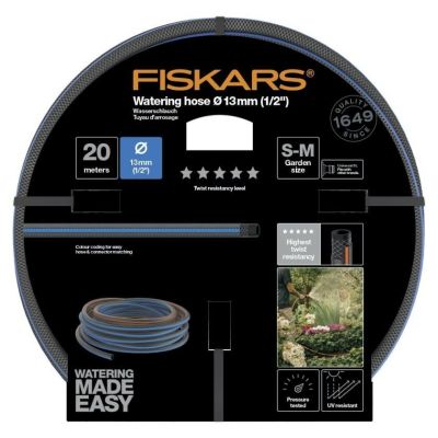 2. Fiskars 1027107 Gartenschlauch 20 m über dem Boden Blau, Grau