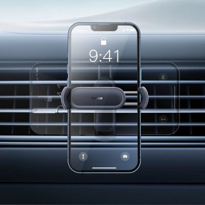 11. Baseus Steel Cannon 2 Smartphonehalterung für Lüftungsgitter schwarz (SUGP000001)