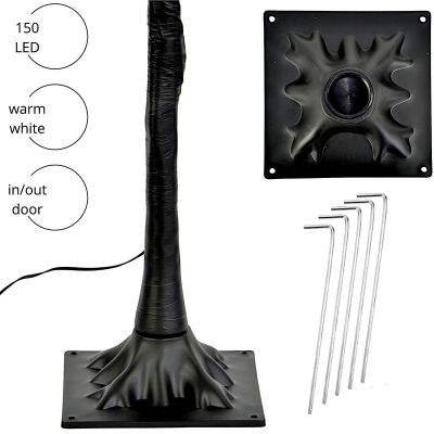 4. DEKORATIVER BAUM 150 LED 120 CM SCHWARZ LUCA