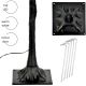 4. DEKORATIVER BAUM 150 LED 120 CM SCHWARZ LUCA