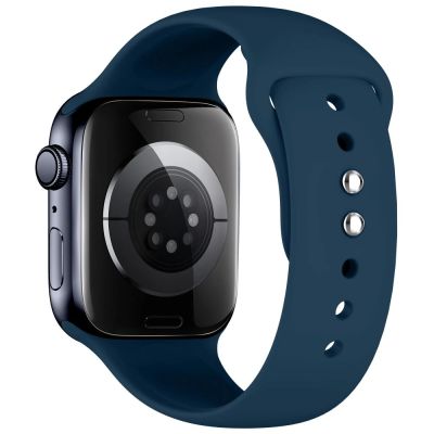 2. Tech-Protect Silikonarmband für Apple Watch 40/41/42 mm – Marineblau