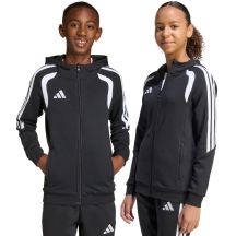 adidas Tiro 26 League Sweatshirt Kapuzenpullover mit durchgehendem Reißverschluss für Kinder, Schwarz KF3324