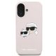 3. Karl Lagerfeld Silikon Nauble Heads Print MagSafe Case für iPhone 16 Plus - Pink