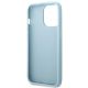 7. Guess Saffiano 4G Small Metal Logo Hülle für iPhone 13 Pro Max – Blau