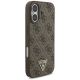 4. Guess 4G Strap Triangle Logo MagSafe Hülle für iPhone 17 - braun