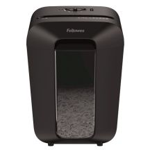 Fellowes LX70 Aktenvernichter, 4407501, schwarz, 18 Liter, zerkleinert bis zu 11 A4-Blätter (70 g/m²) gleichzeitig in 4 × 40 mm große Partikel (P-4/T-4), Sicherheitsverriegelung
