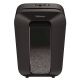 Fellowes LX70 Aktenvernichter, 4407501, schwarz, 18 Liter, zerkleinert bis zu 11 A4-Blätter (70 g/m²) gleichzeitig in 4 × 40 mm große Partikel (P-4/T-4), Sicherheitsverriegelung