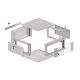 8. LANBERG Wandschrank 19" 4HE 570x600 Schnellmontage (Grau, flach verpackt) WFFA-5604-10S